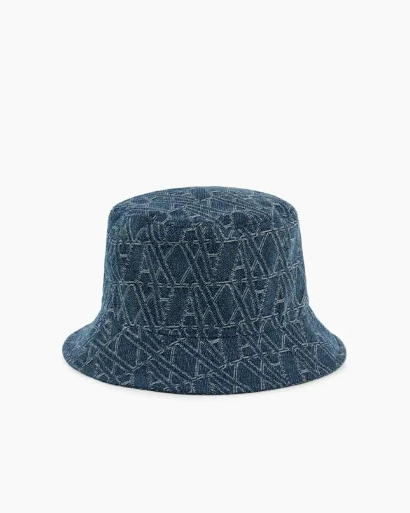 Bucket Hats Blue Women Armani Hats And Gloves