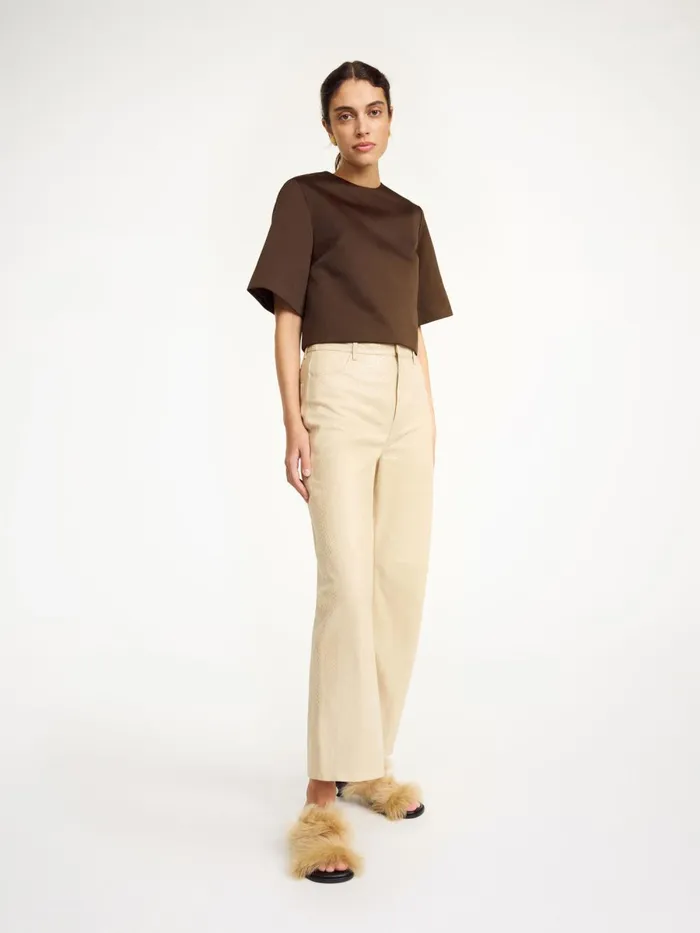 Cailys Leather Trousers Nomad Women By Malene Birger Trousers