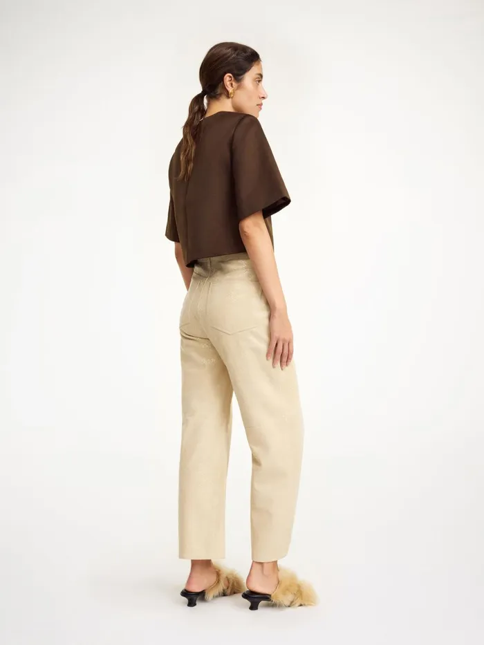 Cailys Leather Trousers Nomad Women By Malene Birger Trousers