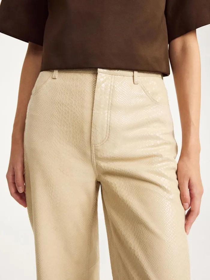 Cailys Leather Trousers Nomad Women By Malene Birger Trousers