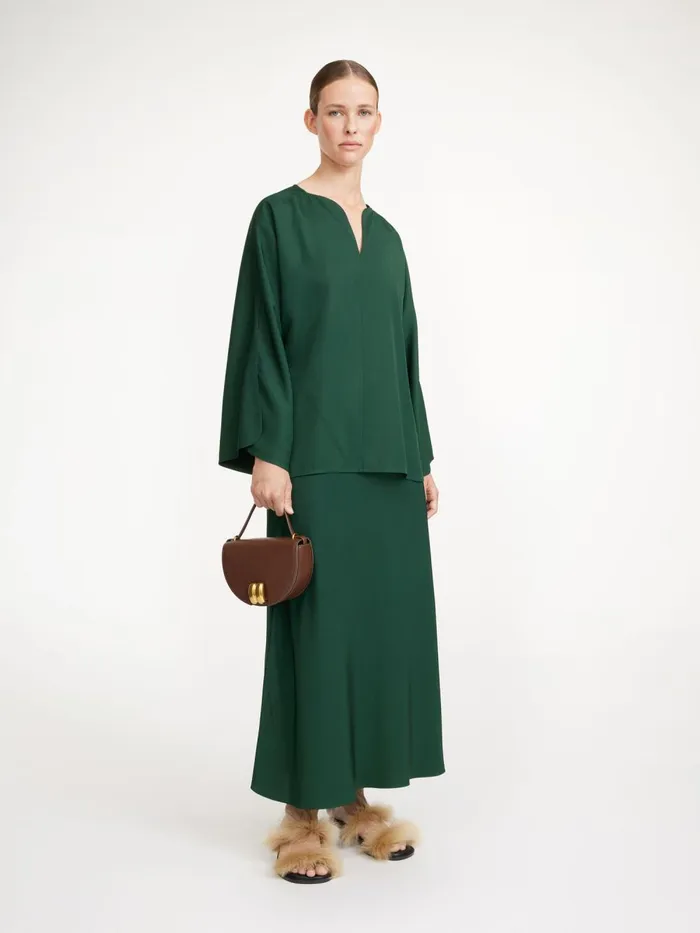 Calias TunicStyle Blouse Sycamore Women By Malene Birger Tops and Blouses