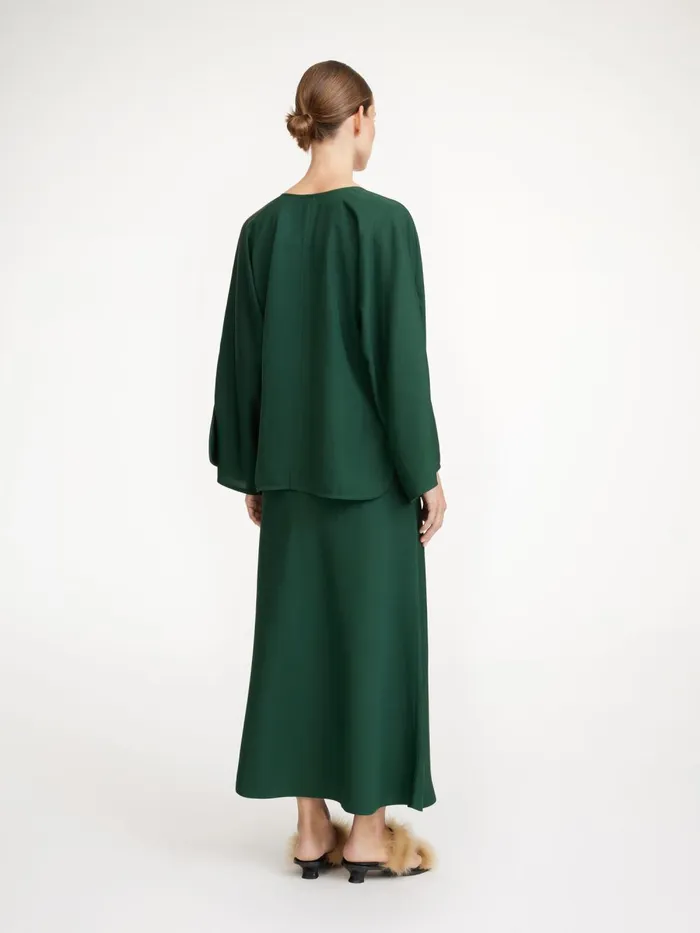 Calias TunicStyle Blouse Sycamore Women By Malene Birger Tops and Blouses