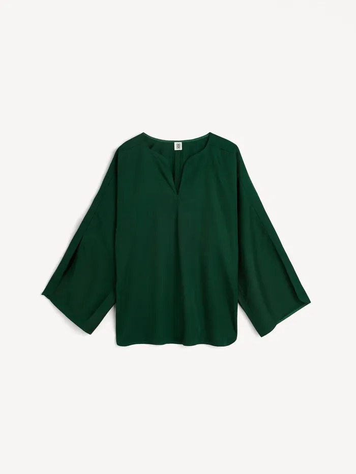 Calias TunicStyle Blouse Sycamore Women By Malene Birger Tops and Blouses