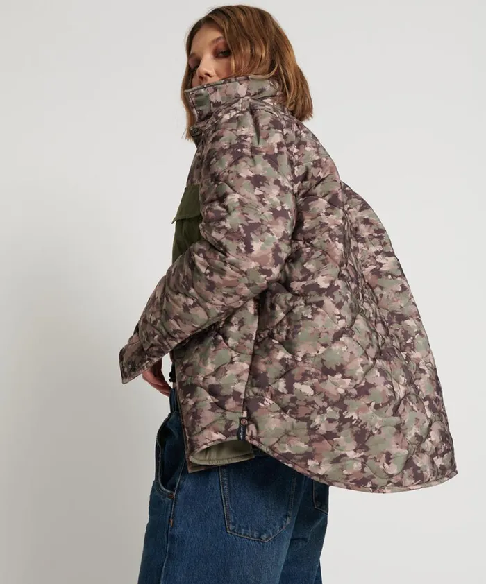 CAMO QUILTED JACKET Women One Teaspoon Jackets CAMO QUILTED JACKET Women One Teaspoon Jackets