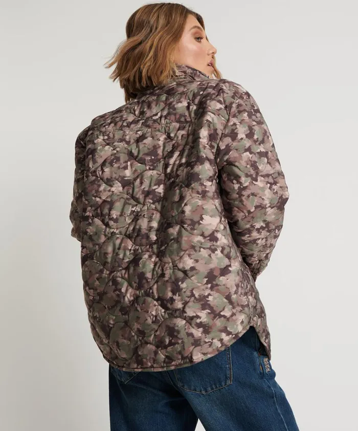 CAMO QUILTED JACKET Women One Teaspoon Jackets CAMO QUILTED JACKET Women One Teaspoon Jackets
