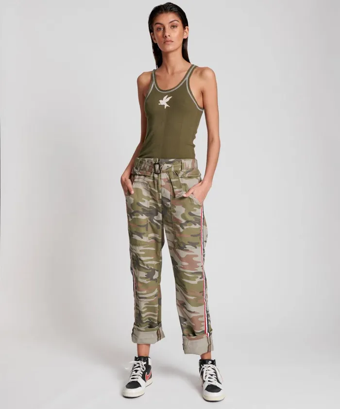 CAMO UTILITY PANT Women One Teaspoon Bottoms