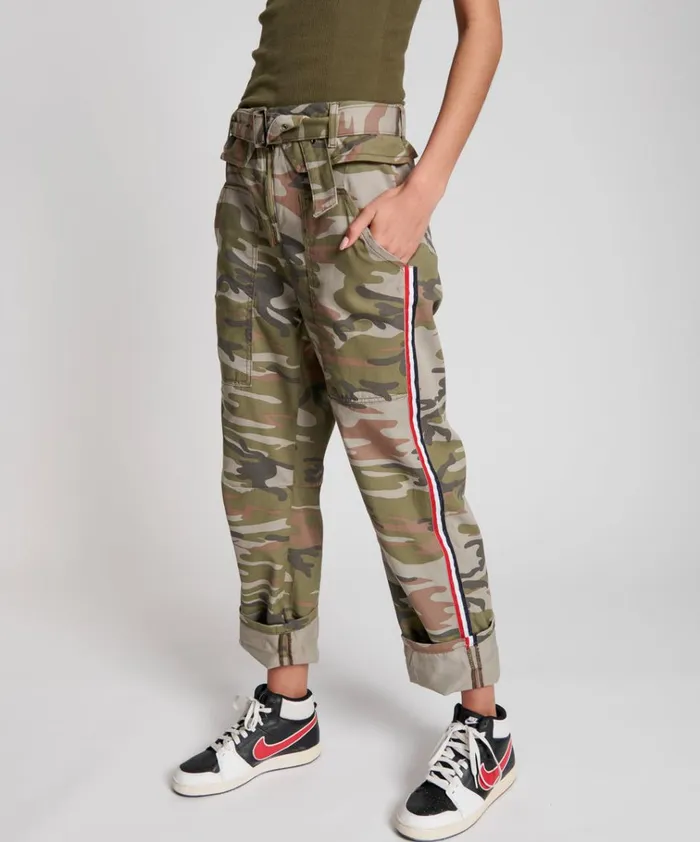 CAMO UTILITY PANT Women One Teaspoon Bottoms CAMO UTILITY PANT Women One Teaspoon Bottoms