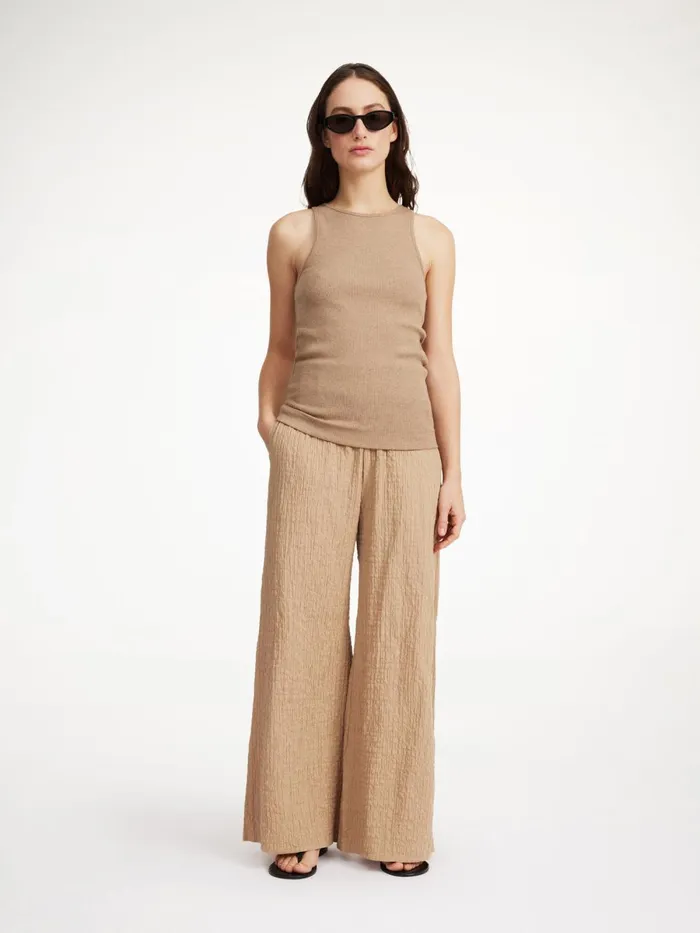 Campine WideLeg Trousers Tannin Women By Malene Birger Trousers