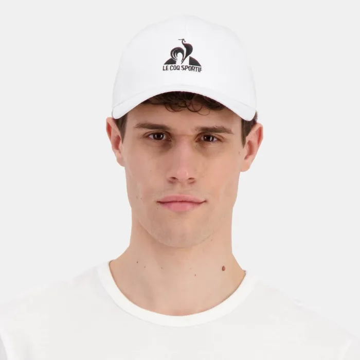 Caps MenWomen Le Coq Sportif Essentiels Cap New Optical White Caps MenWomen Le Coq Sportif Essentiels Cap New Optical White