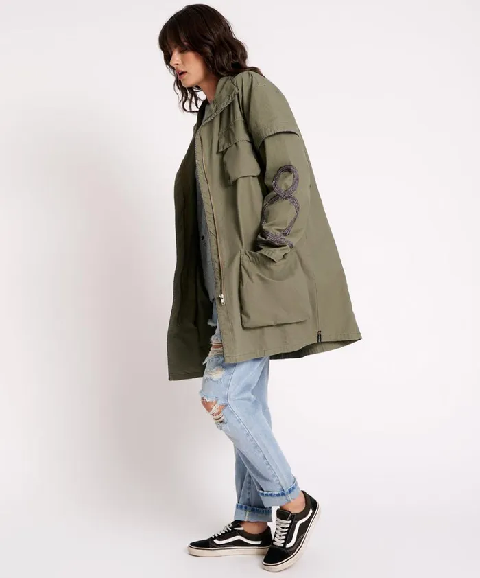 CARGO THROWOVER JACKET Women One Teaspoon Jackets CARGO THROWOVER JACKET Women One Teaspoon Jackets
