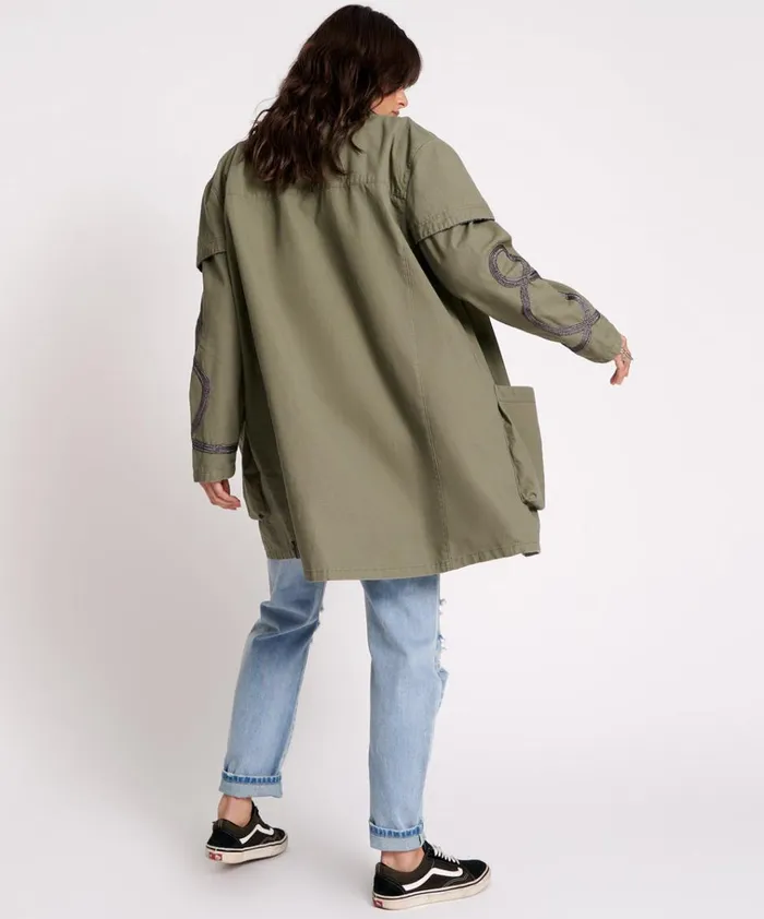 CARGO THROWOVER JACKET Women One Teaspoon Jackets CARGO THROWOVER JACKET Women One Teaspoon Jackets