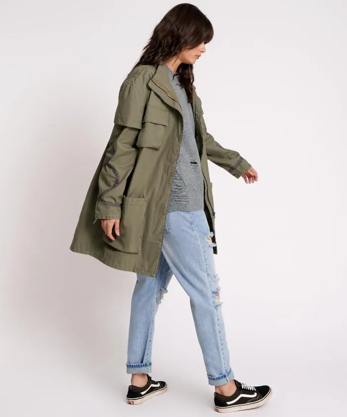 CARGO THROWOVER JACKET Women One Teaspoon Jackets CARGO THROWOVER JACKET Women One Teaspoon Jackets