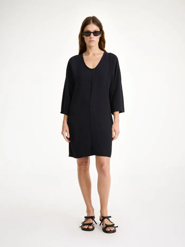 Carmona Midi Dress Black Women By Malene Birger Dresses