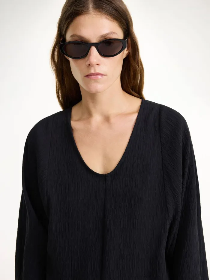 Carmona Midi Dress Black Women By Malene Birger Dresses