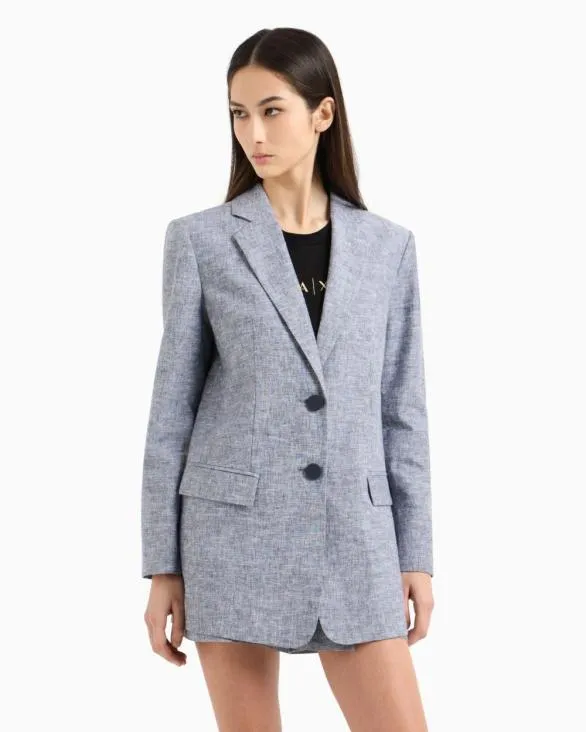 Casual Jackets Blue Women Armani Matching Sets Casual Jackets Blue Women Armani Matching Sets