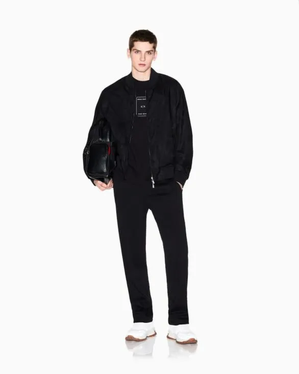 Casual Trousers Black Men Armani Matching Sets Casual Trousers Black Men Armani Matching Sets