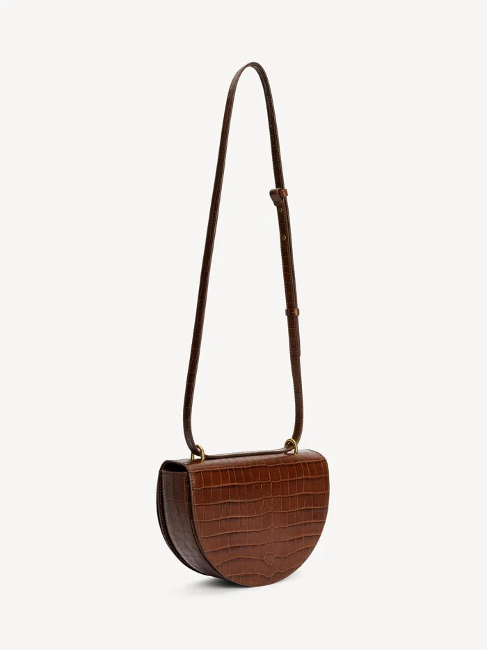 Cebella Leather Shoulder Bag Bison Women By Malene Birger Bags