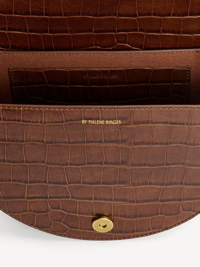 Cebella Leather Shoulder Bag Bison Women By Malene Birger Bags