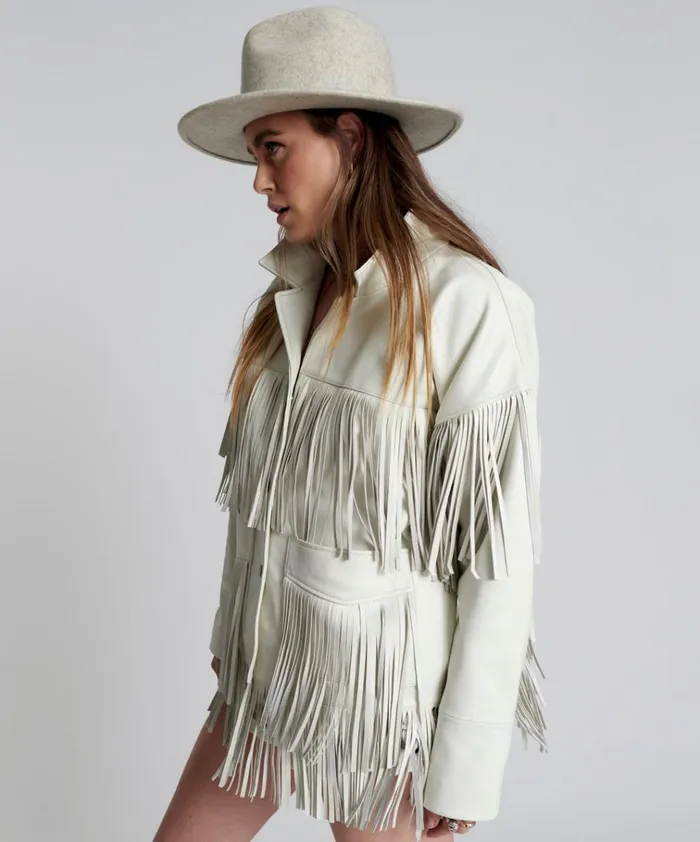 CHAOS WALKING FRINGED LEATHER JACKET Women One Teaspoon Jackets CHAOS WALKING FRINGED LEATHER JACKET Women One Teaspoon Jackets