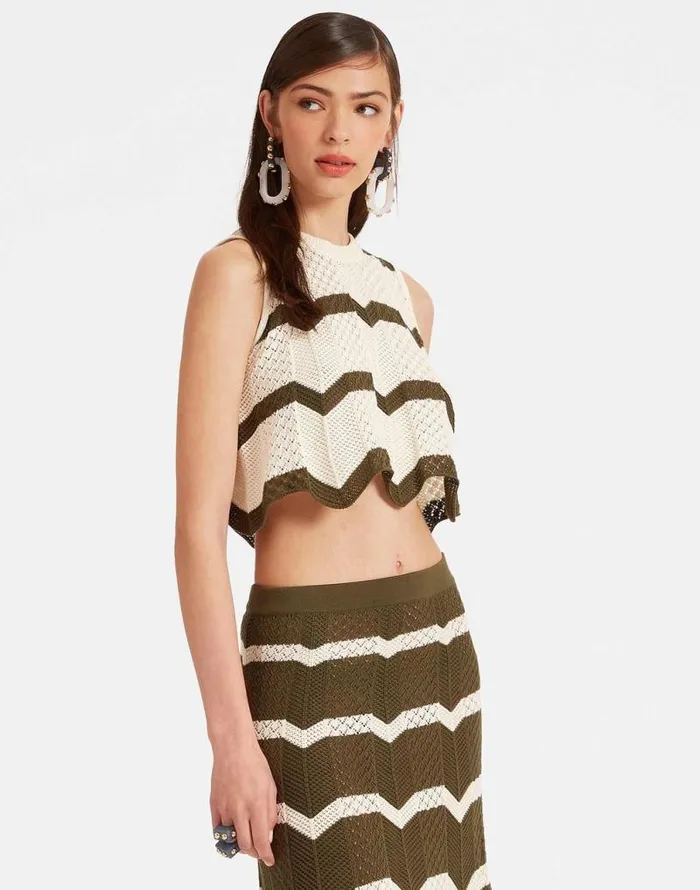 Chevron Top Solid Camouflage Women La Double J Shirts and Tops Chevron Top Solid Camouflage Women La Double J Shirts and Tops