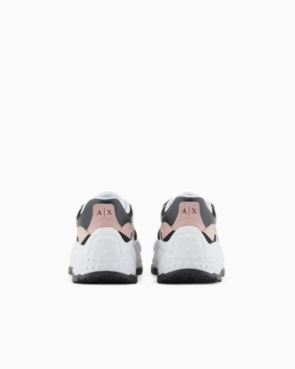 Chunky Sneakers With Contrasting Sole Patterned Women Armani Sneakers Chunky Sneakers With Contrasting Sole Patterned Women Armani Sneakers