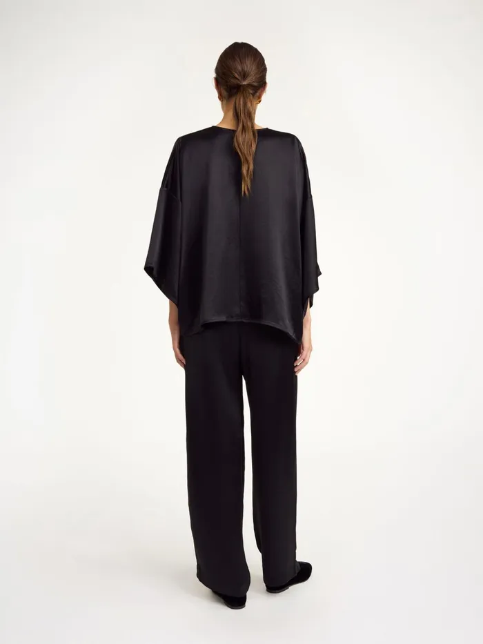 Cicie Blouse Black Women By Malene Birger Tops and Blouses
