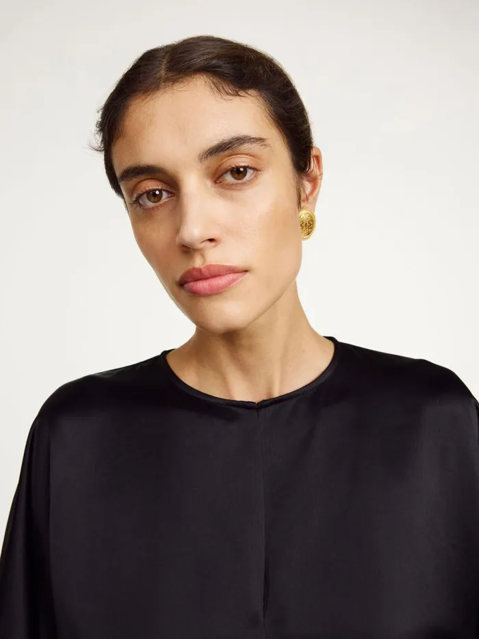 Cicie Blouse Black Women By Malene Birger Tops and Blouses