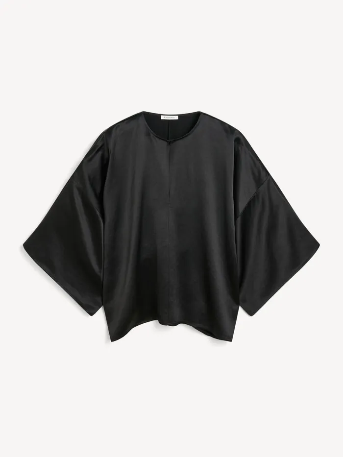 Cicie Blouse Black Women By Malene Birger Tops and Blouses