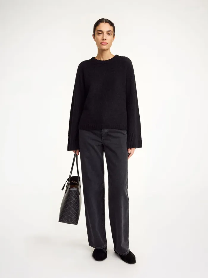 Cierra Sweater Black Women By Malene Birger Knitwear