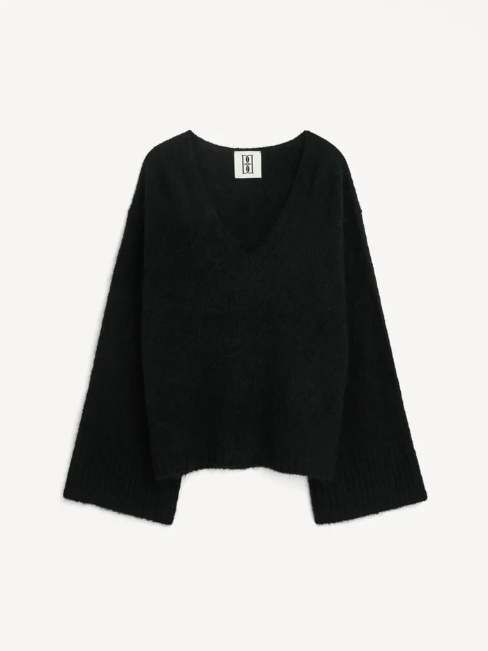 Cimone Sweater Black Women By Malene Birger Knitwear
