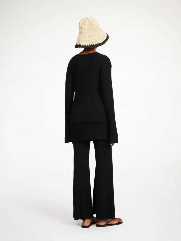 Cirella Cardigan Black Women By Malene Birger Knitwear