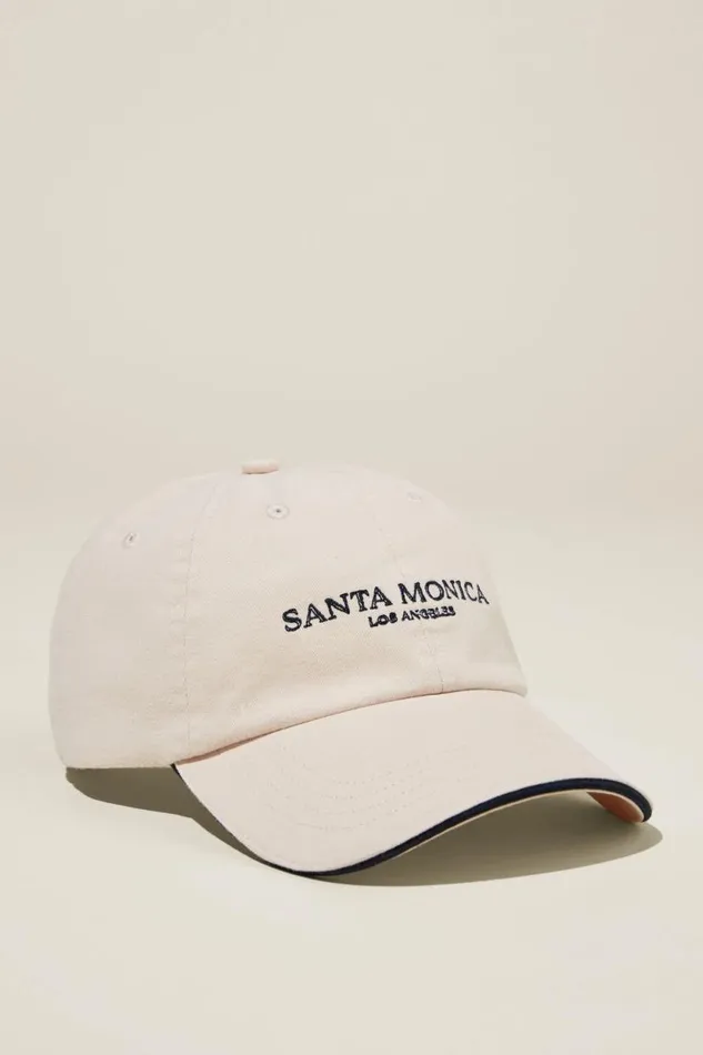 Classic Dad Cap Santa Monicaecru Women Cotton On Hats