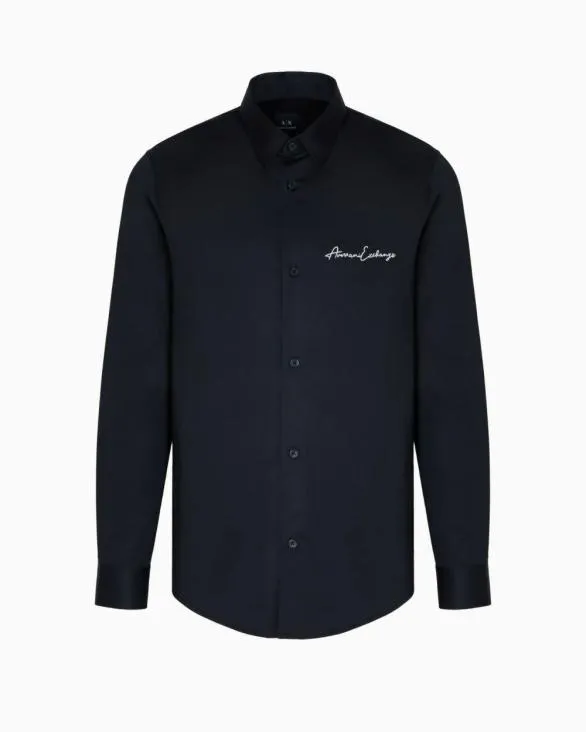 Classic Shirts Black Men Armani Shirts