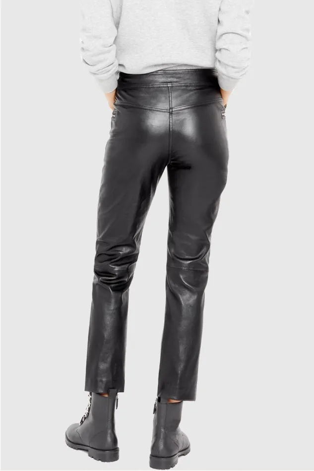 Clothing Bottoms Rebecca Minkoff Poppy Leather Legging Black