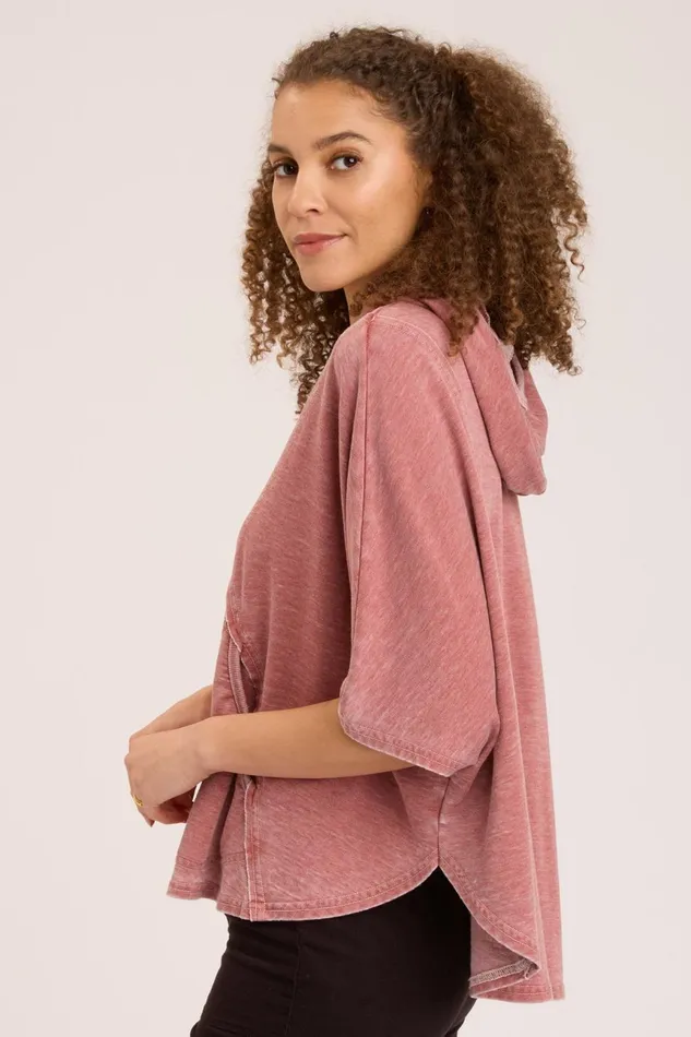 Clothing CoverUps XCVI Burnout Alton Poncho Port Burnout