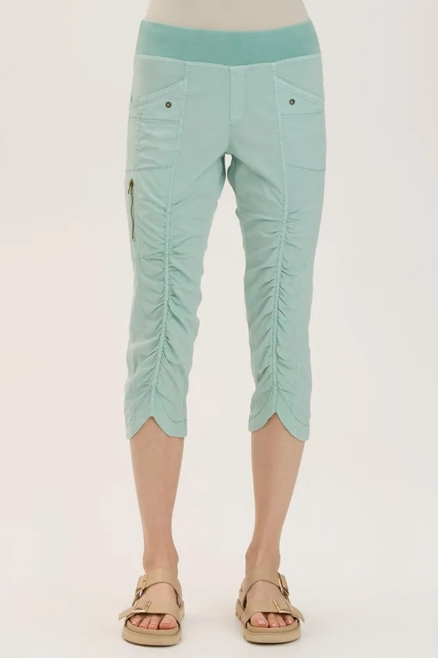 Clothing Crops XCVI Iris Crop Aquifer Pigment