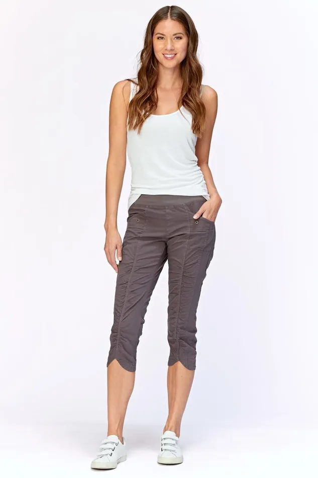 Clothing Crops XCVI Iris Crop Charcoal