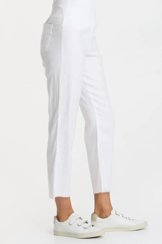 Clothing Crops XCVI Sarla Ankle Pant White