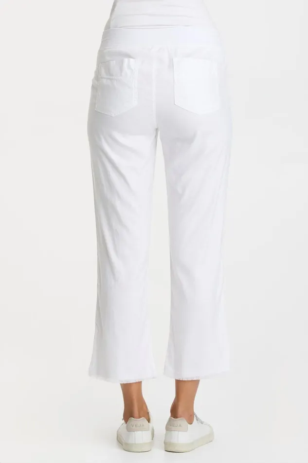 Clothing Crops XCVI Sarla Ankle Pant White