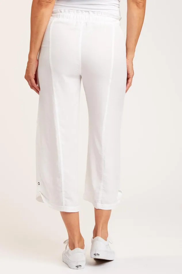 Clothing Crops XCVI Sumas Culotte White