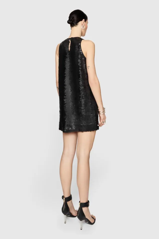 Clothing Dresses Rebecca Minkoff Becky Sequin Mini Dress True Black