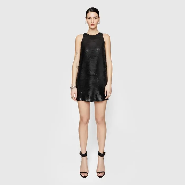 Clothing Dresses Rebecca Minkoff Becky Sequin Mini Dress True Black
