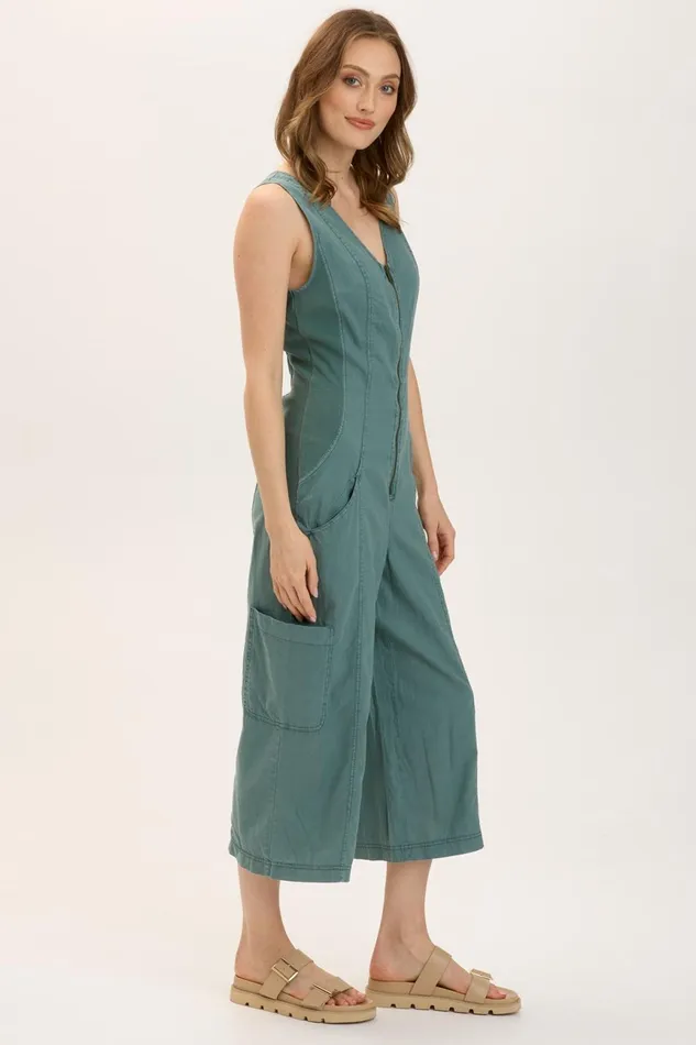 Clothing Dresses XCVI Linen Norris Jumpsuit Folk Tale