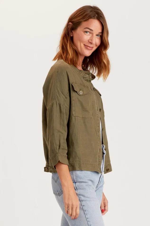 Clothing Jackets XCVI Colbert Star Jacket Kombu Pigment