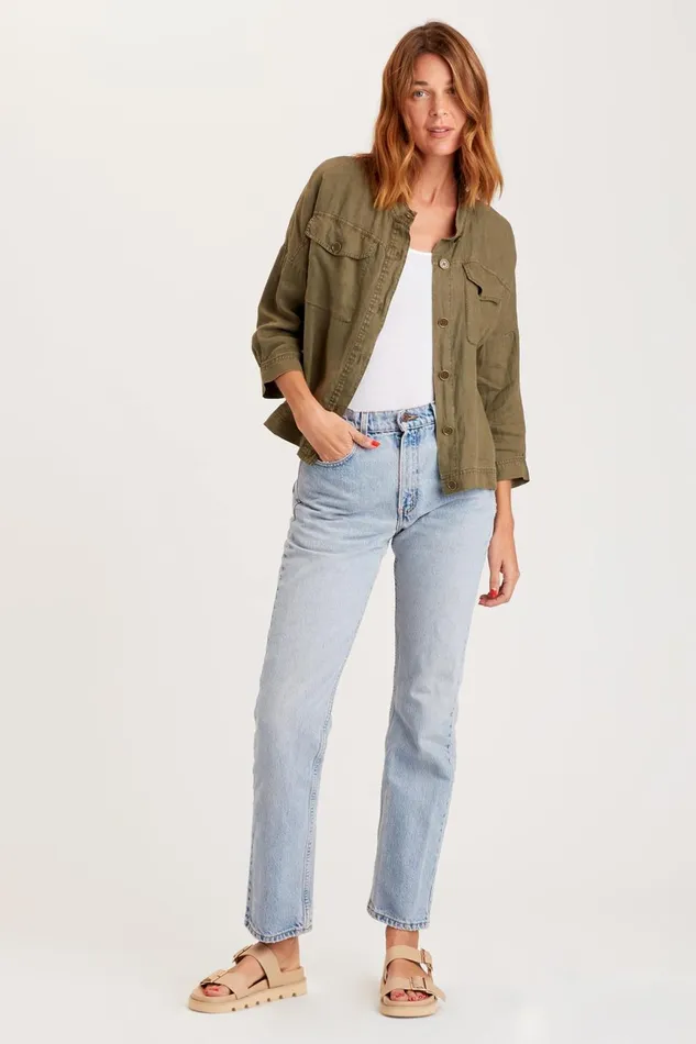 Clothing Jackets XCVI Colbert Star Jacket Kombu Pigment