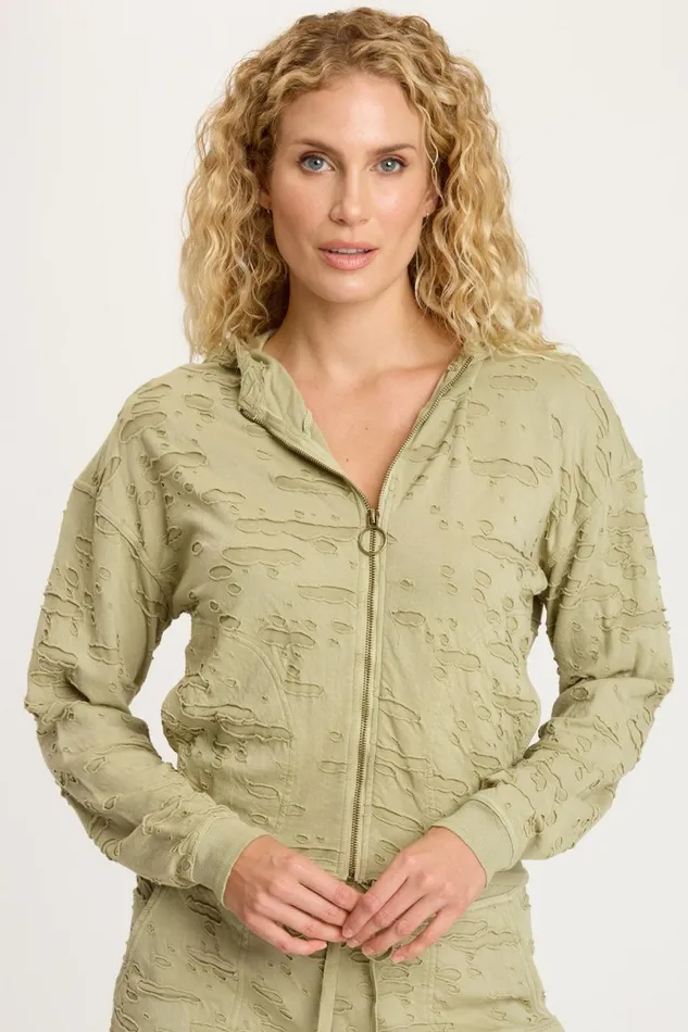 Clothing Jackets XCVI Irra Jacket Limescent Pigment