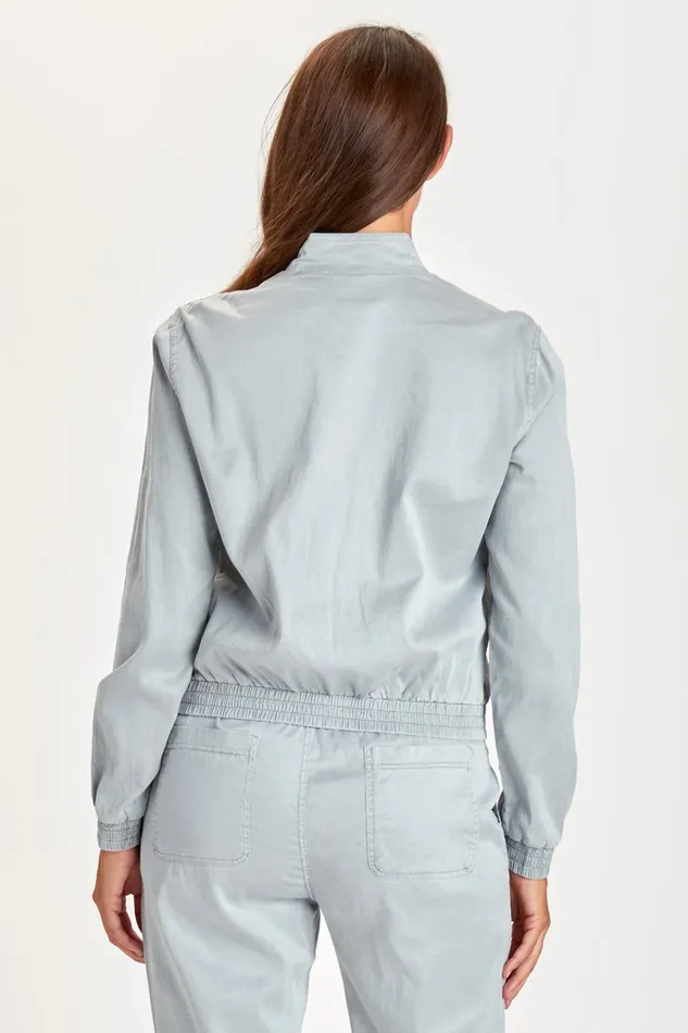 Clothing Jackets XCVI Quinn Bomber Soft Pebble Pigment