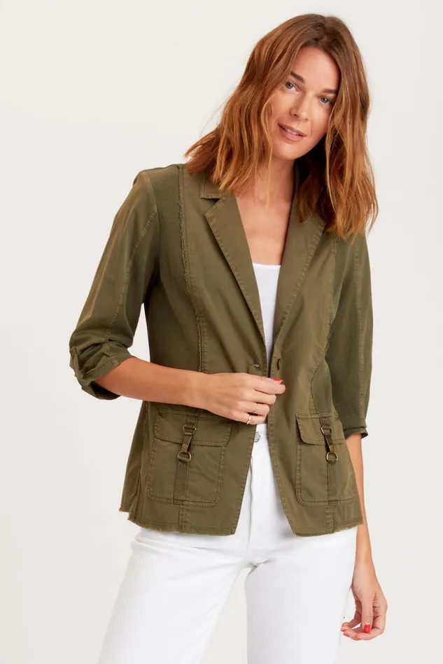 Clothing Jackets XCVI Winslow Blazer Kombu Pigment
