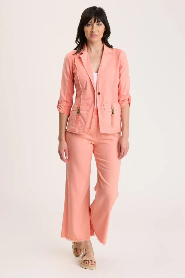 Clothing Jackets XCVI Winslow Blazer Tambourine Pigment