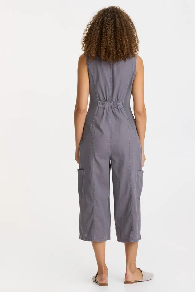 Clothing Jumpsuits XCVI Linen Norris Jumpsuit Nebulous Pigment